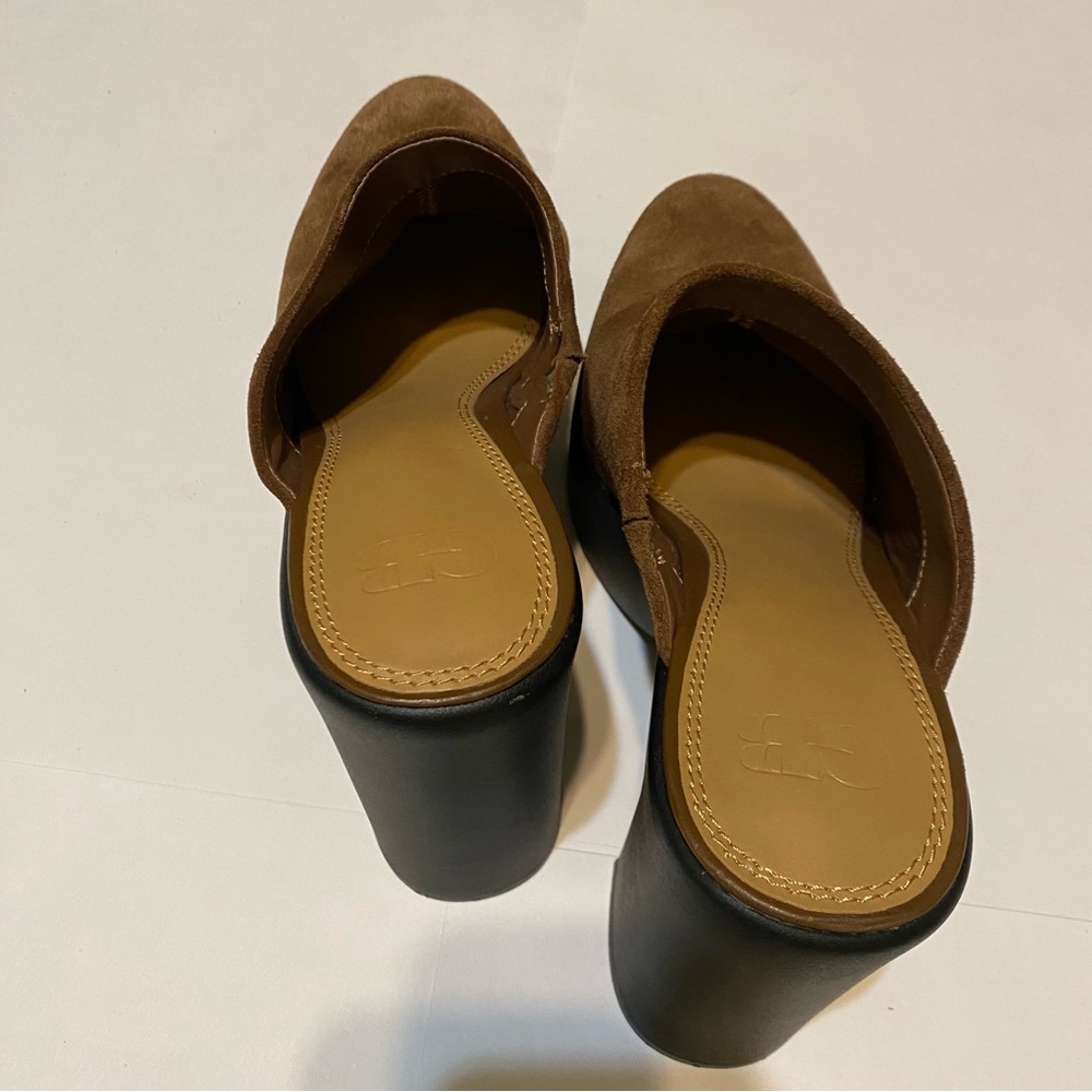 NWOT! Gianni Bini Sued Platform Clog Mules size 8M - Picture 5 of 12